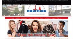 Desktop Screenshot of kaufring-muenchen.de